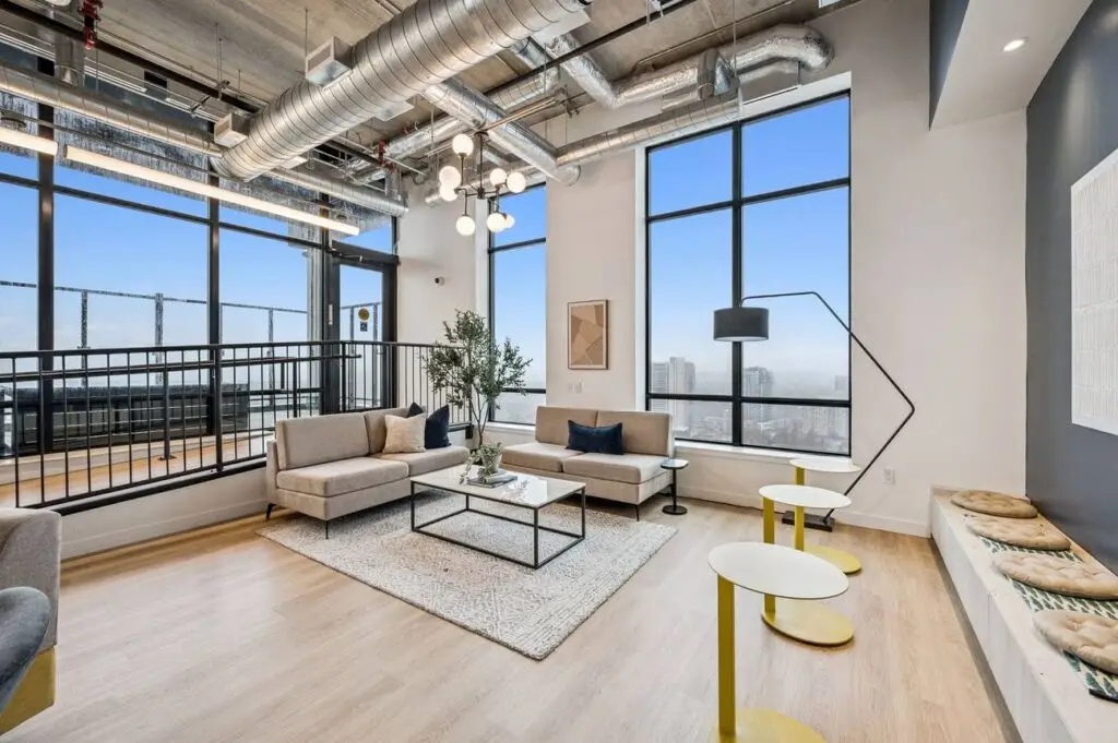 Rooftop lounge
