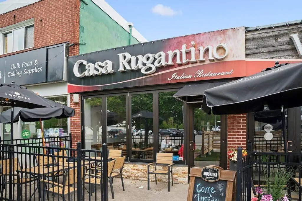 Casa Rugantino patio on King Street West
